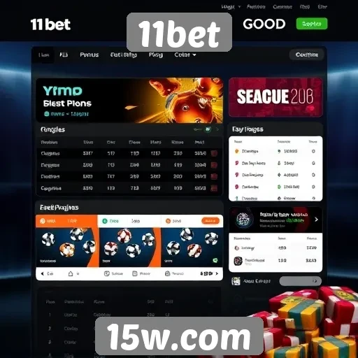 Interface e usabilidade do site 11bet